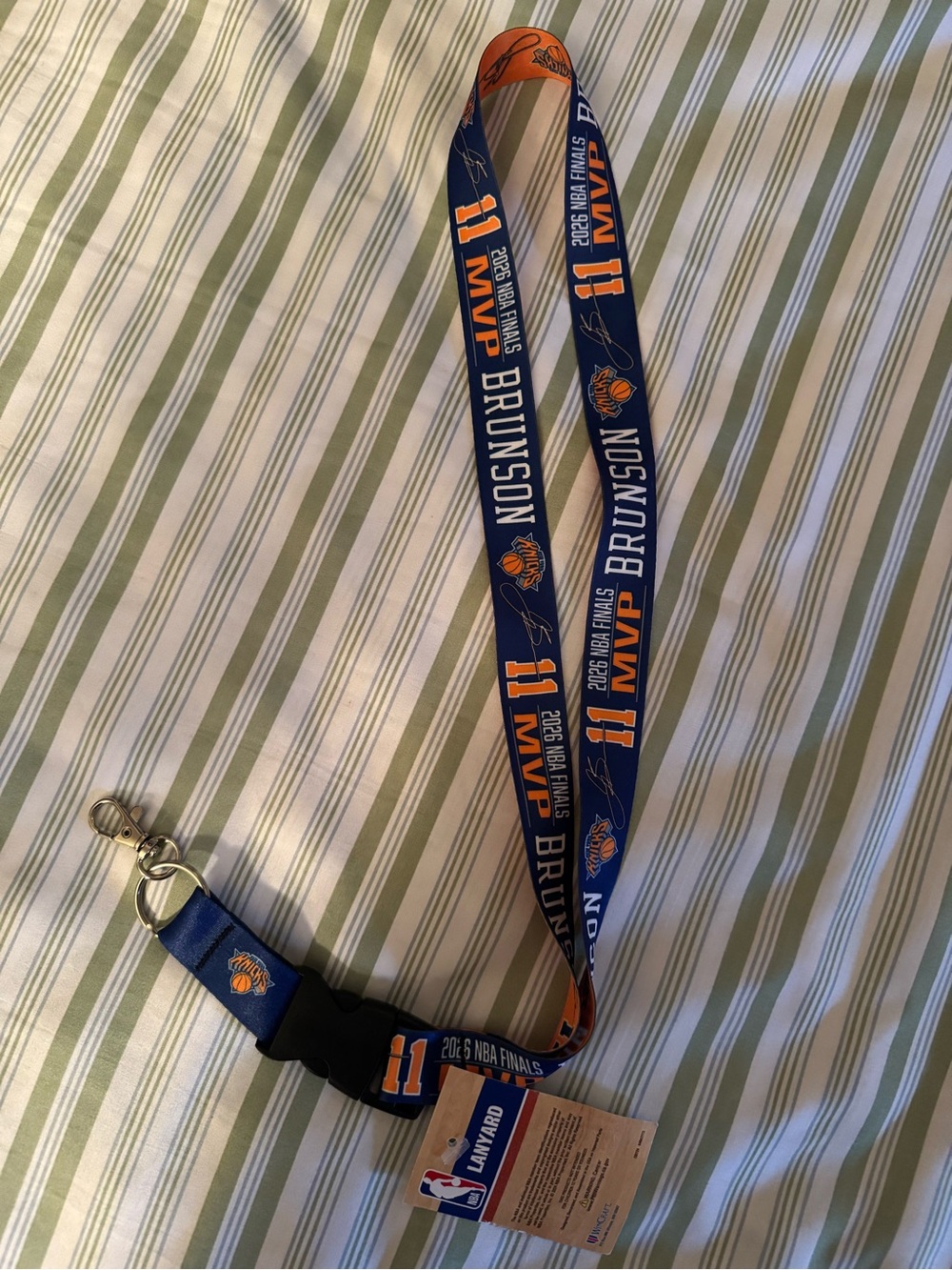 Wincraft Blue and Orange Brunson #11 MVP Lanyard